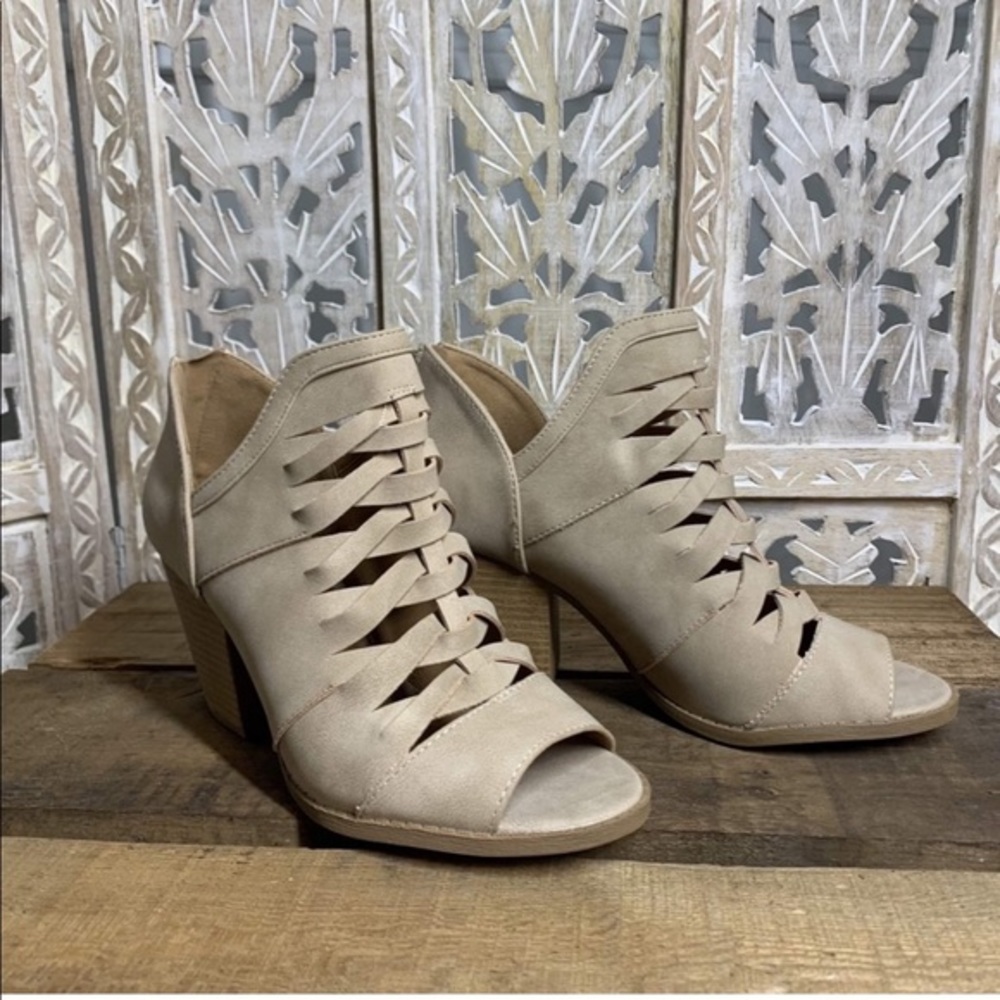Berkley Peep Toe Booties